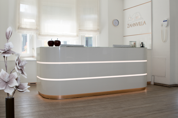 Empfang der Zahnvilla Wassenberg.