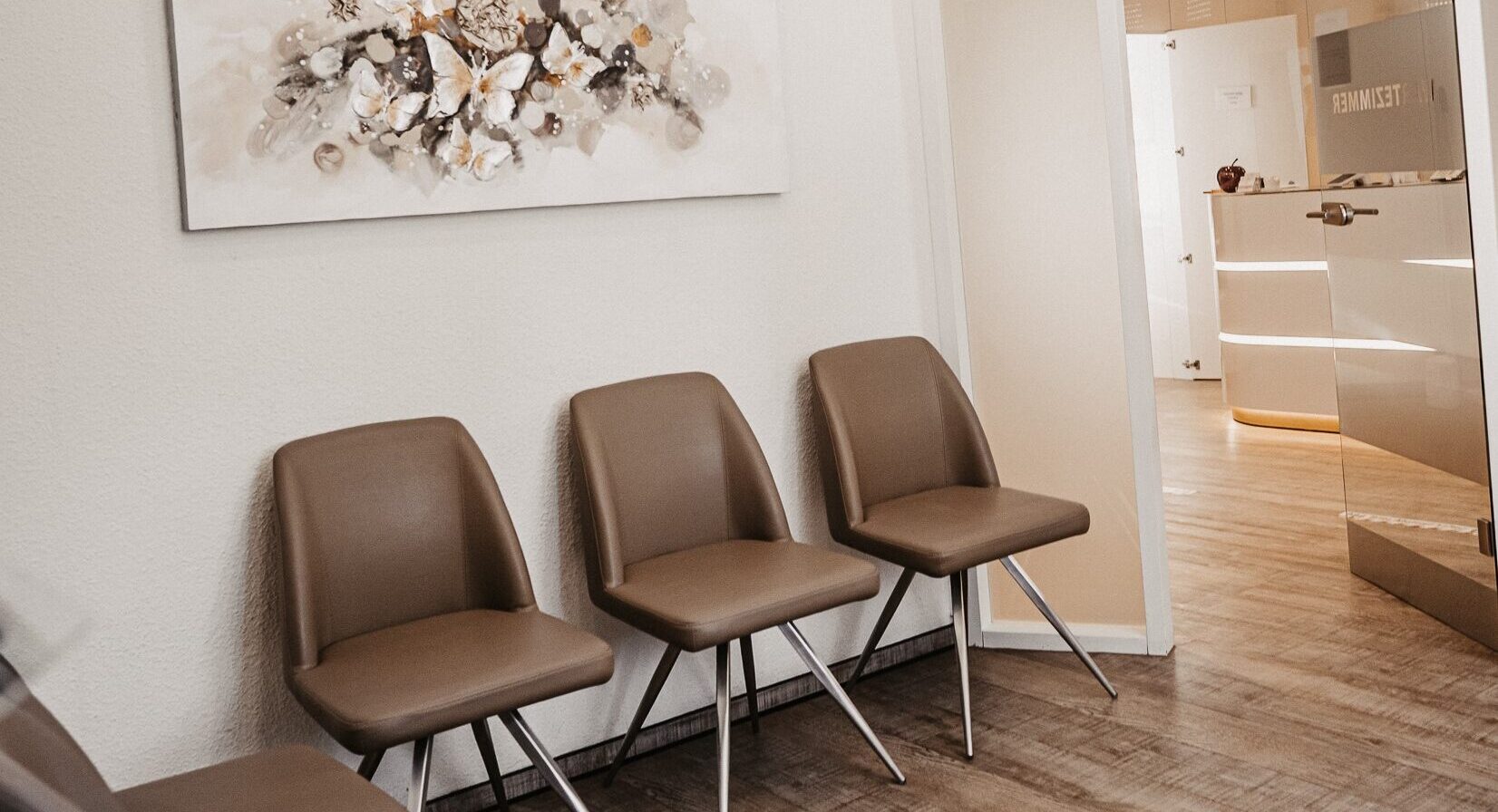 Wartebereich der Zahnvilla Wassenberg.